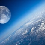 Outer-Space-Moon-Earth